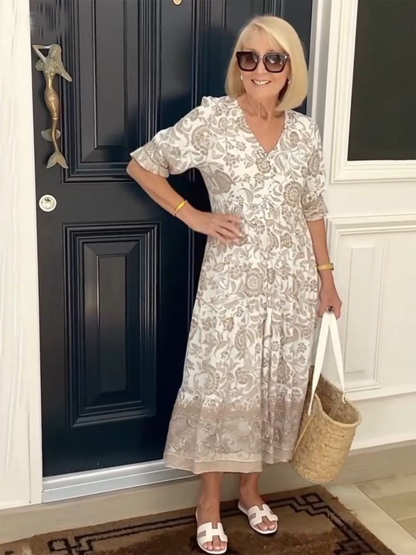 Vivian | Porcelain Bloom Dress