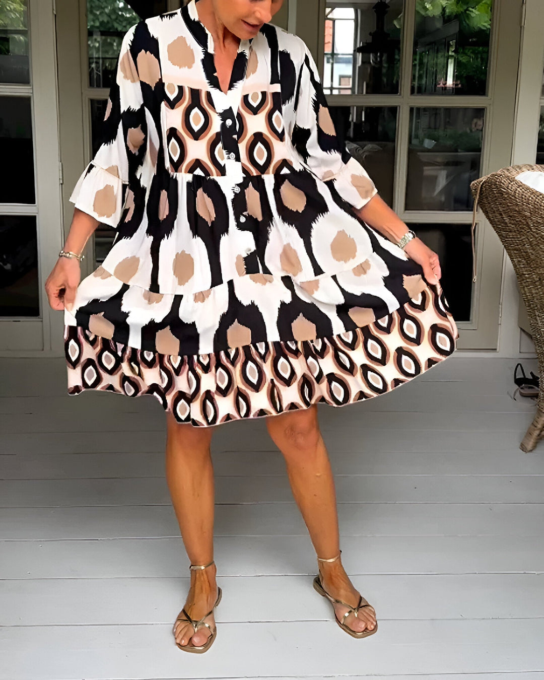 Avenia - Bohemian Casual Dress
