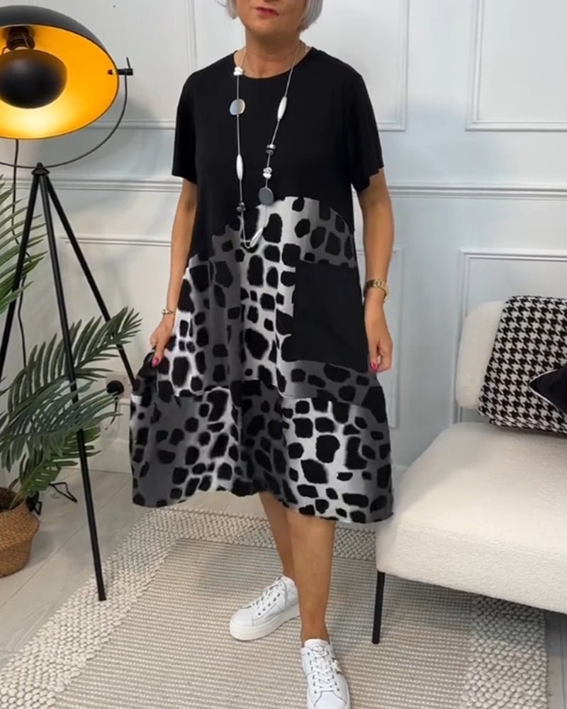 Mallory | Modern Contrast Dress