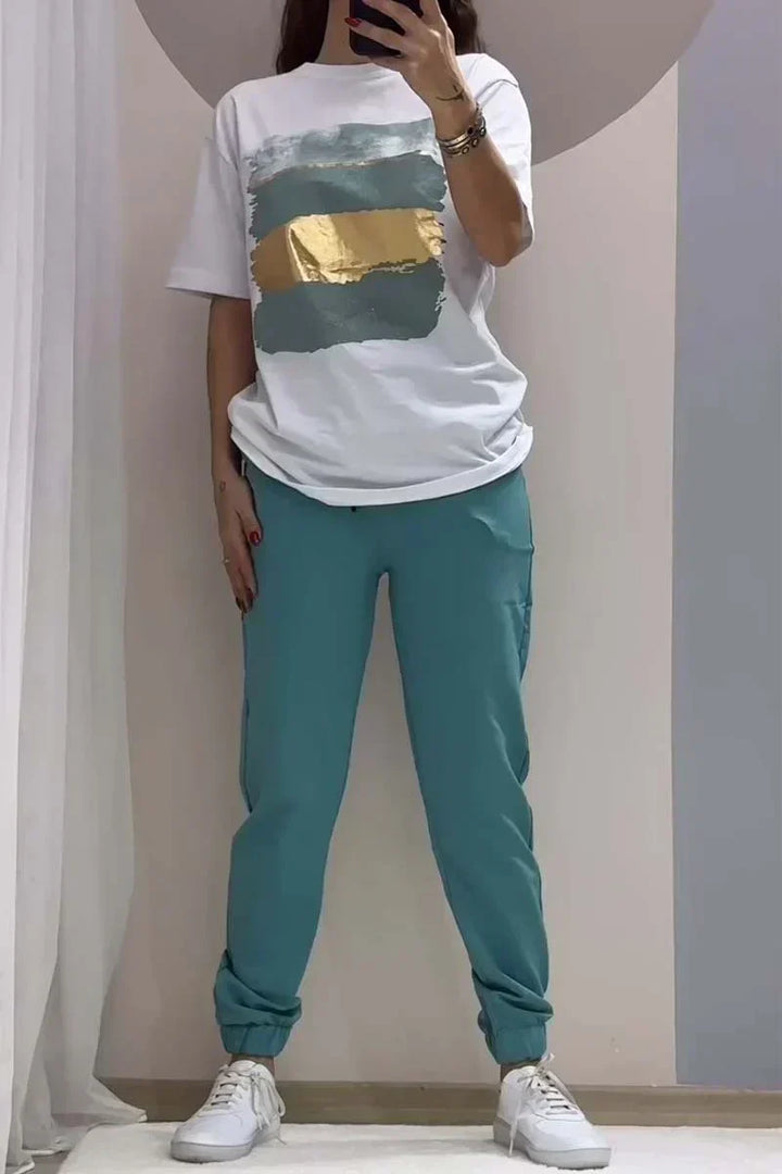 Helyssa | Top and Pants Two Piece Set