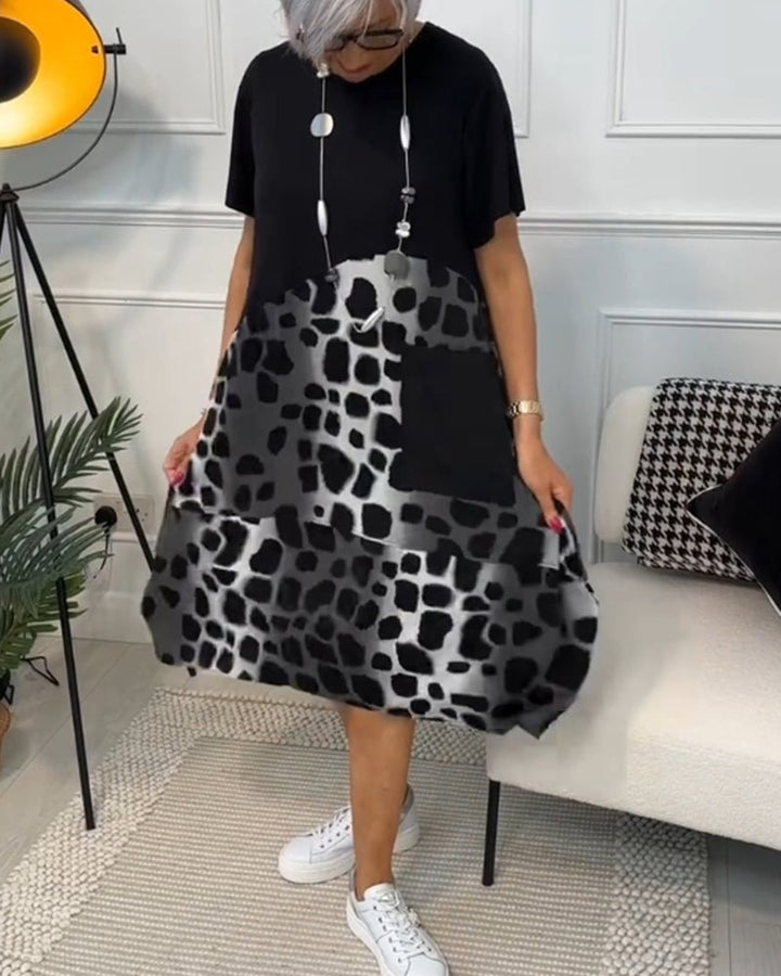Mallory | Modern Contrast Dress