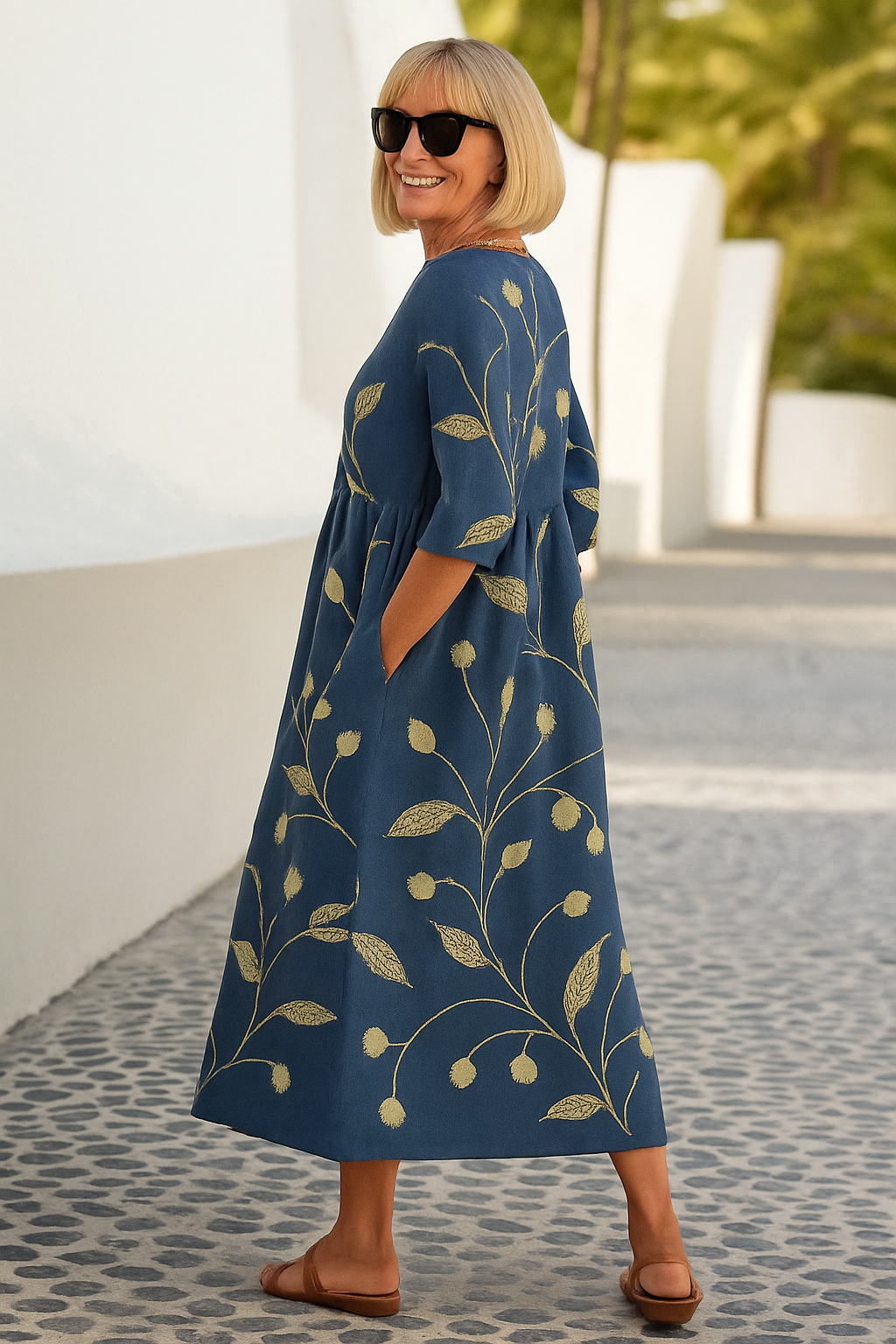 Eliza™ | Relaxed Midi Dress