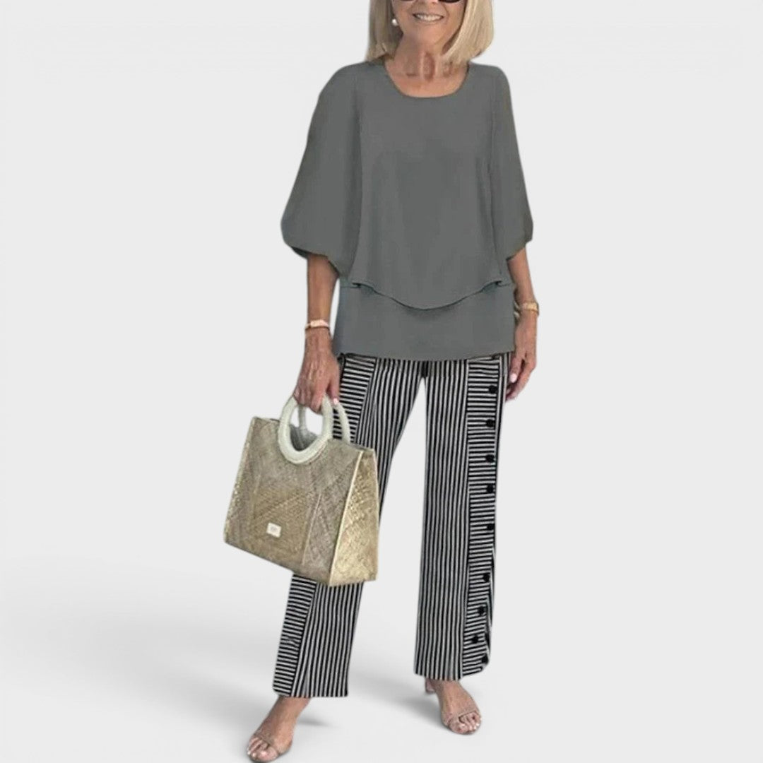 Lila | Elegant Flowy Two-Piece Summer Set