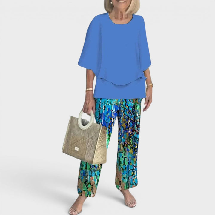 Lila | Elegant Flowy Two-Piece Summer Set