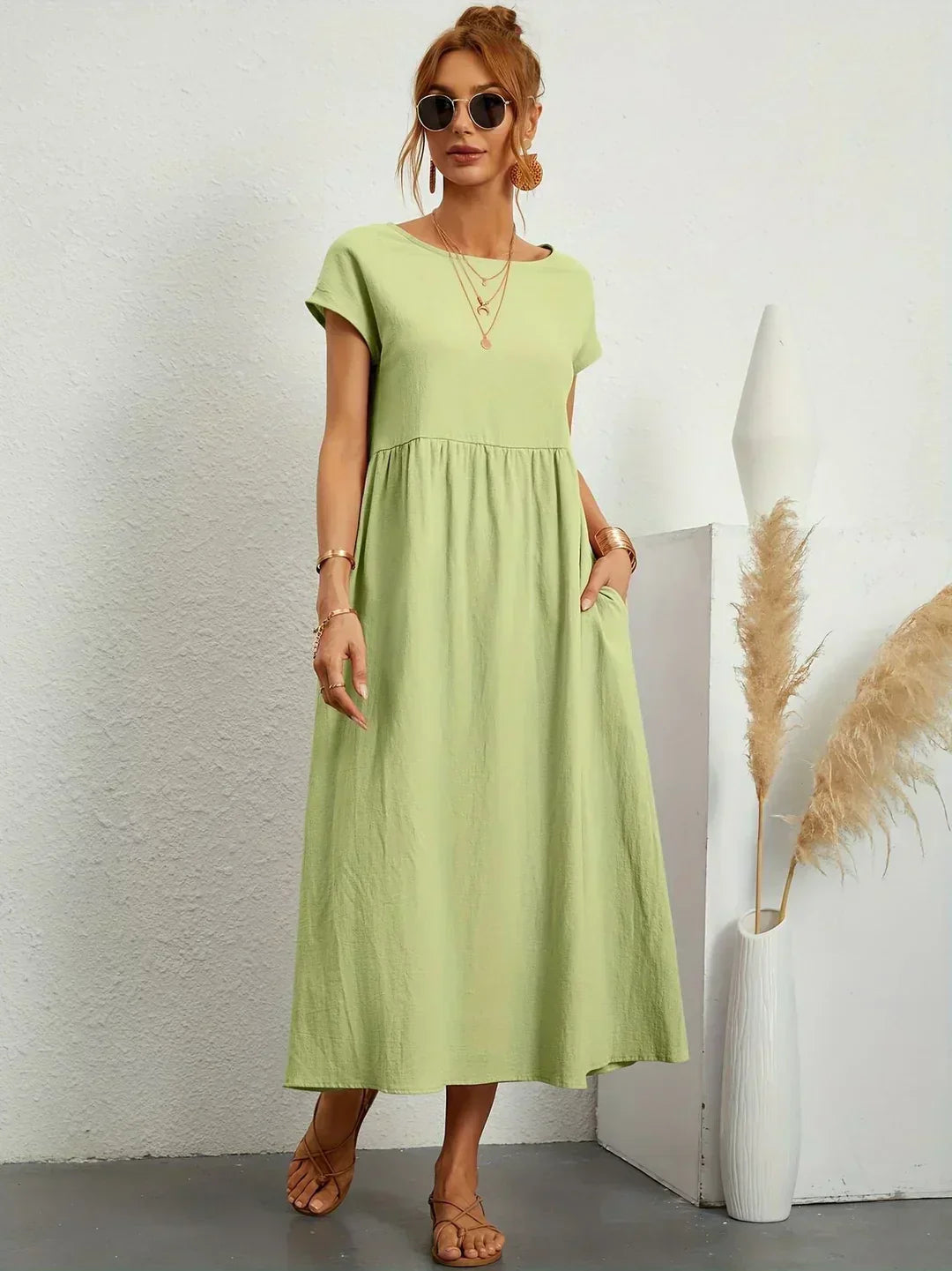 Gabrielle™ | Flowing Midi Dress