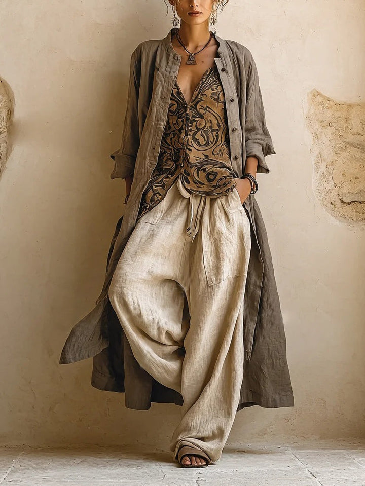 Elly™ | Cotton-Linen 3-Piece Set