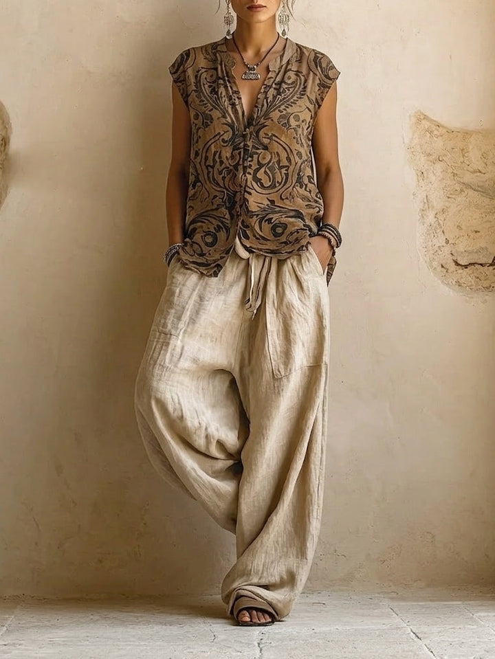 Elly™ | Cotton-Linen 3-Piece Set