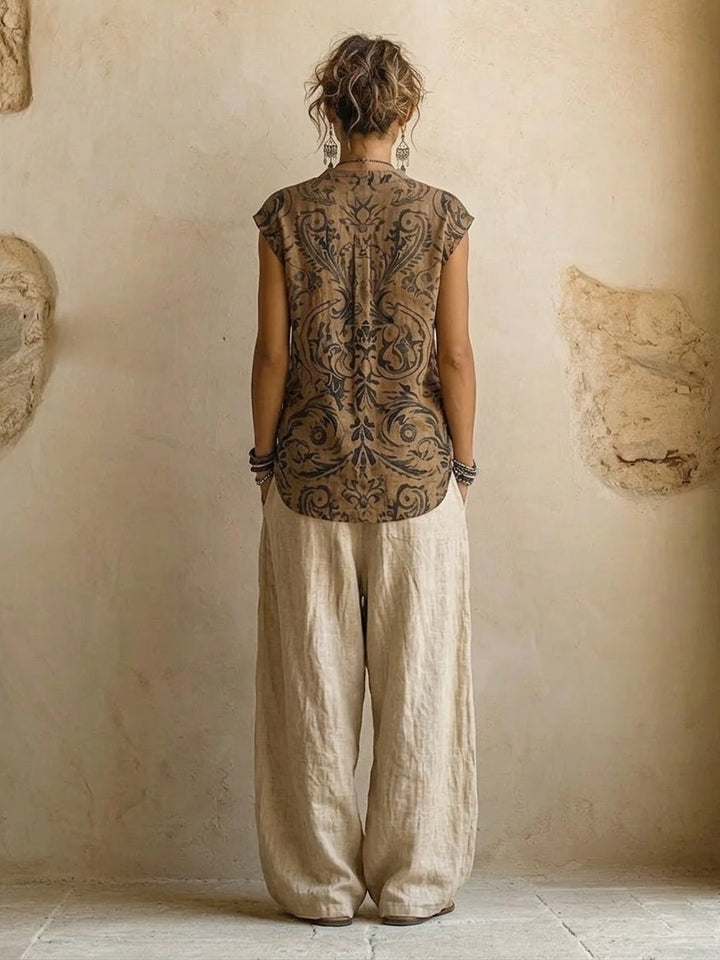 Elly™ | Cotton-Linen 3-Piece Set
