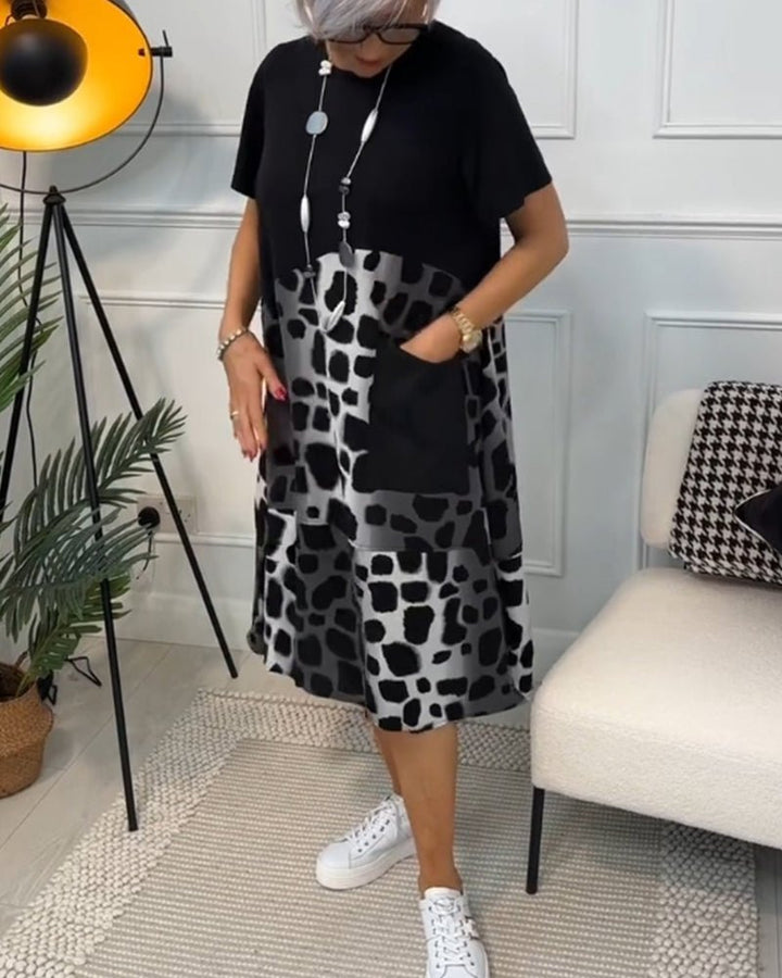 Mallory | Modern Contrast Dress