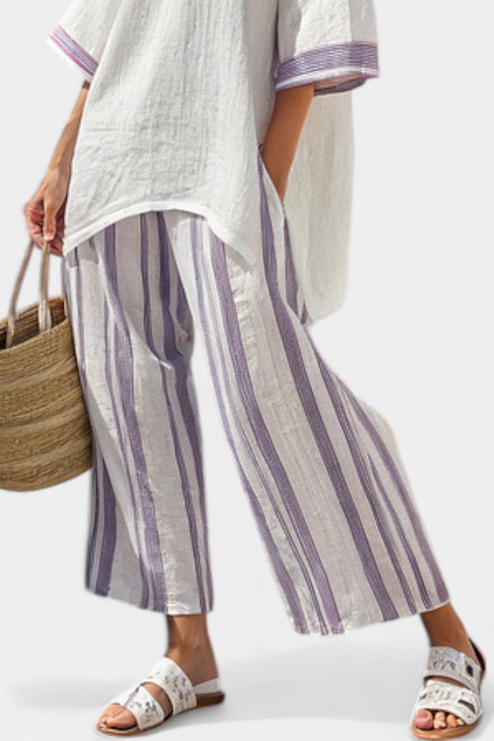 Celeste - Relaxed Blouse & Pants Set