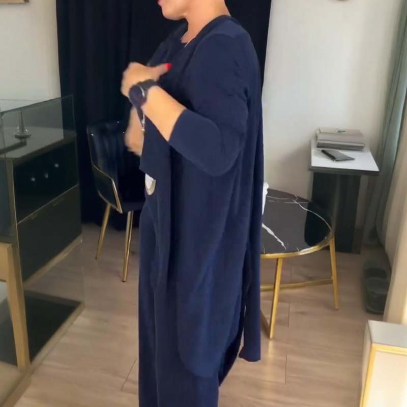 Erisandra™ | Elegant 3-Piece Long Cardigan Set